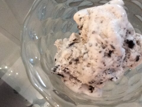 簡単 クッキークリームアイスクリーム♪手作り
